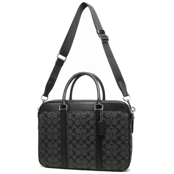 COACH PERRY SLIM BRIEF IN SIGNATURE - Picture 3 of 5